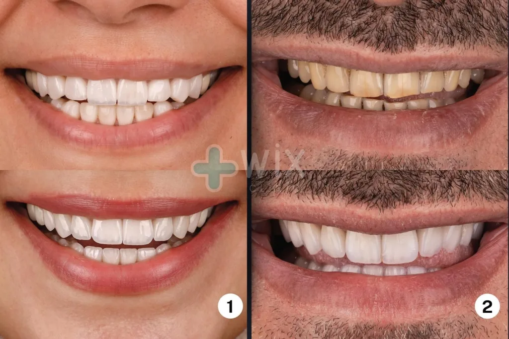 Hollywood Smile Before and After